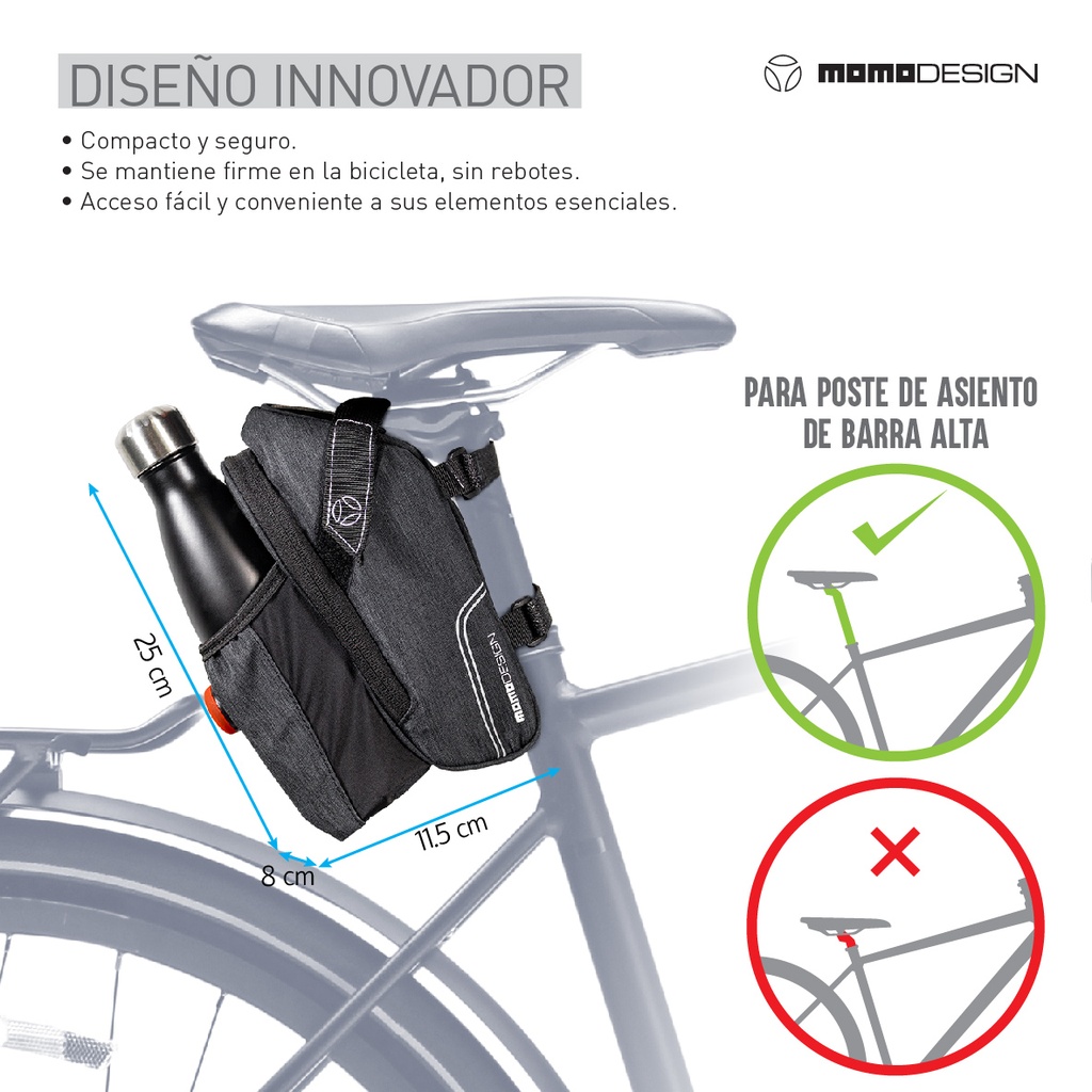 BOLSA DE ASIENTO CON PORTA ÁNFORA Y LUZ