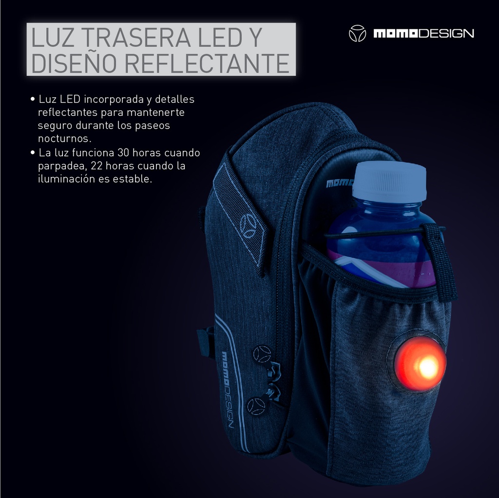 BOLSA DE ASIENTO CON PORTA ÁNFORA Y LUZ