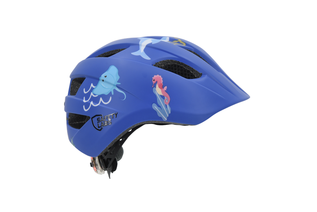 CASCO DINO LED AZUL