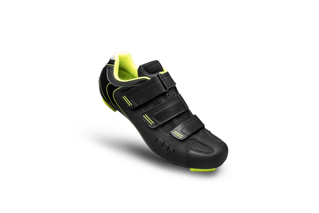 ZAPATILLAS RUTA F35 NEGRO CON AMARILLO