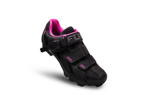 ZAPATILLAS MTB F65 NEGRO CON ROSA